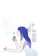 Poze anime - Hinata Hyuuga bubbles - Diverse poze^_^