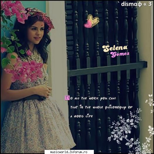Selena Gomez - Da...Ai dreptate...Eu una o adoor de cand e - MusicWorld